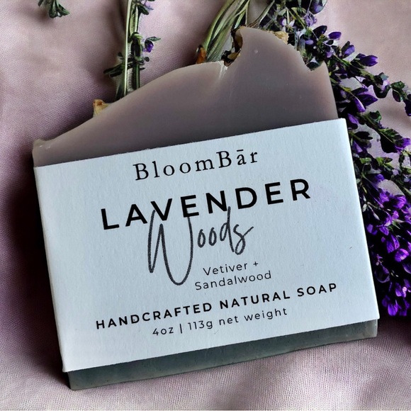 Lavender Woods Artisan Handcrafted Soap Bar - Pack of 2 nara - Picture 4 of 4